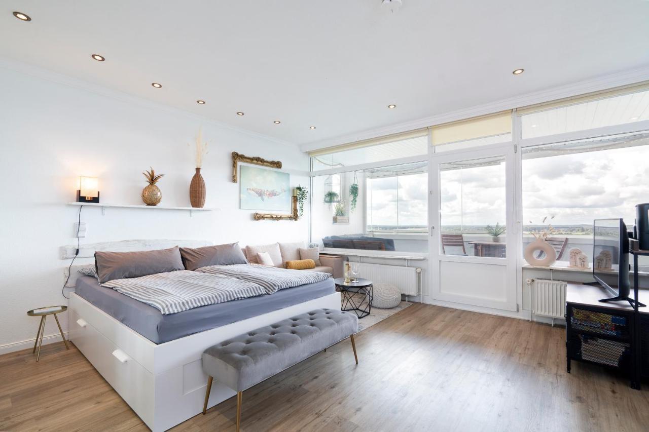 "Penthouse Wolke 12" Mit Unglaublichem Ausblick - Meerblick Sierksdorf Luaran gambar