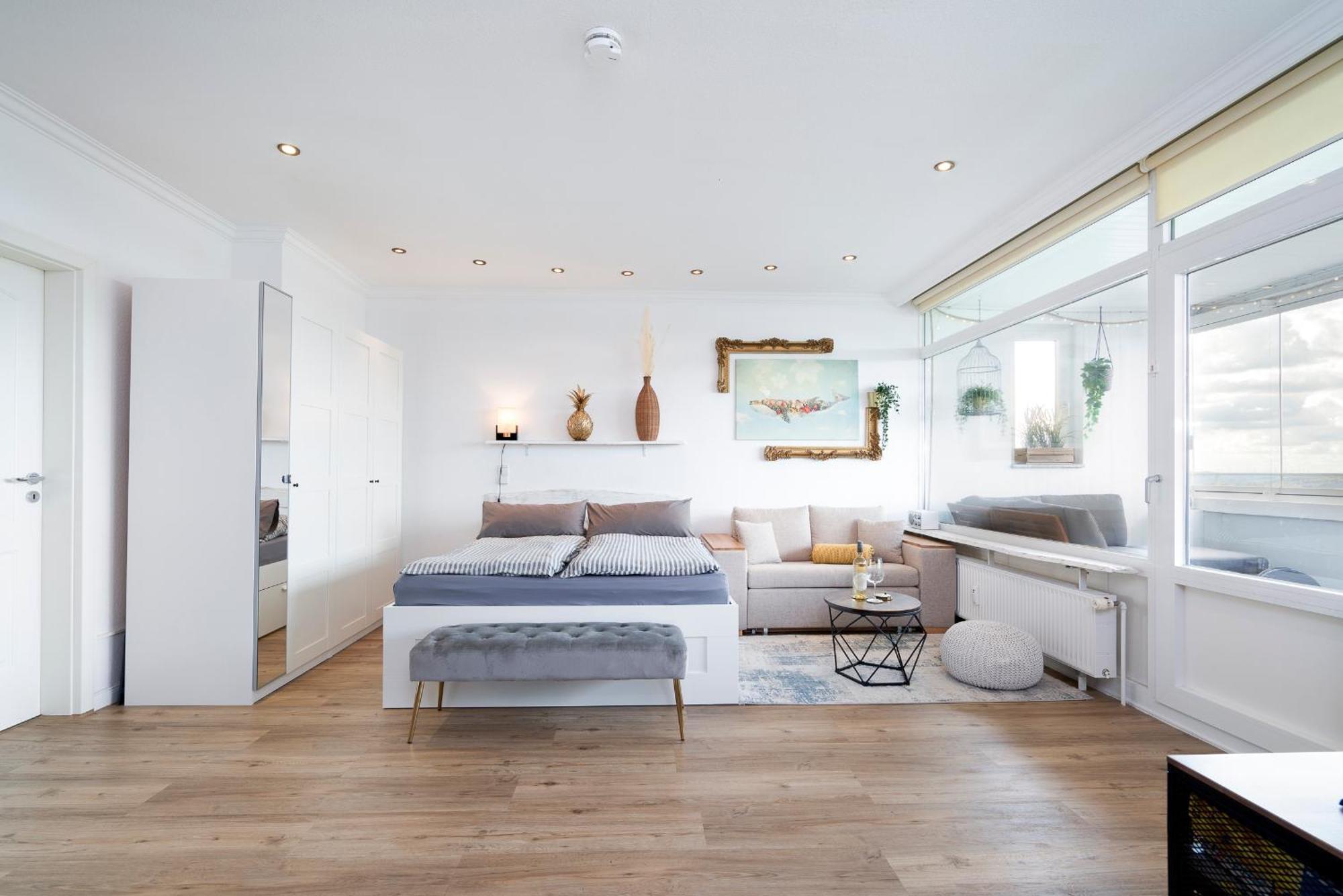"Penthouse Wolke 12" Mit Unglaublichem Ausblick - Meerblick Sierksdorf Luaran gambar