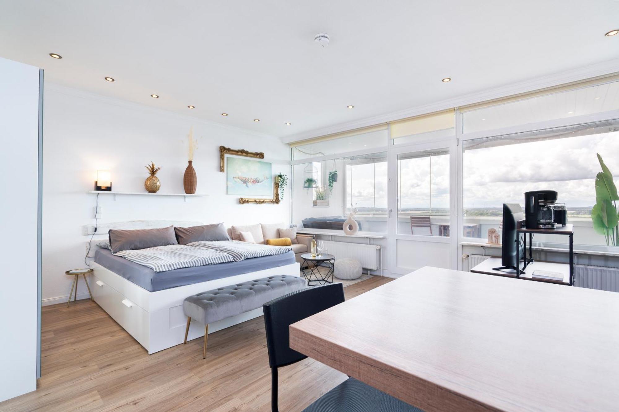"Penthouse Wolke 12" Mit Unglaublichem Ausblick - Meerblick Sierksdorf Luaran gambar