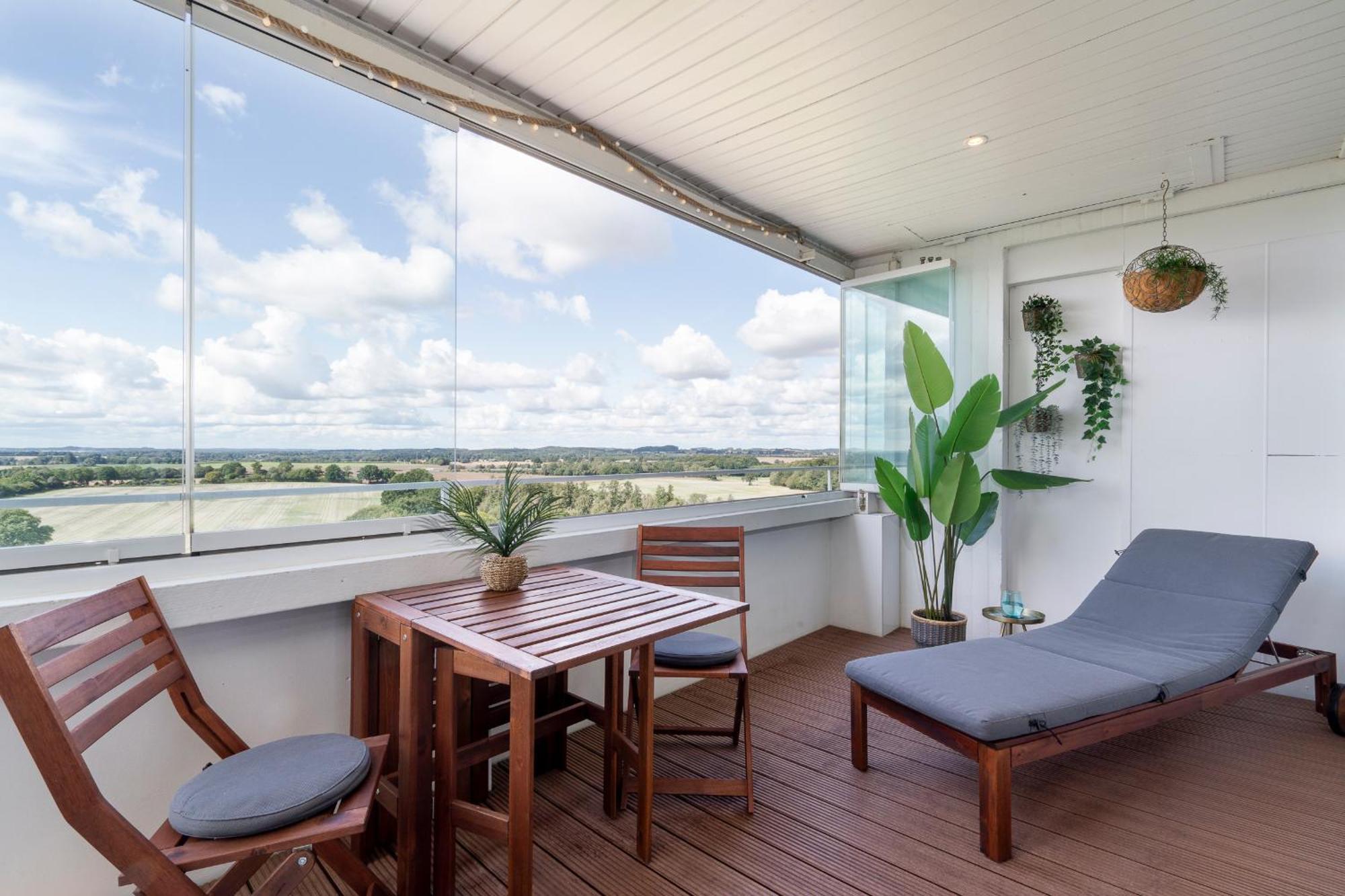 "Penthouse Wolke 12" Mit Unglaublichem Ausblick - Meerblick Sierksdorf Luaran gambar