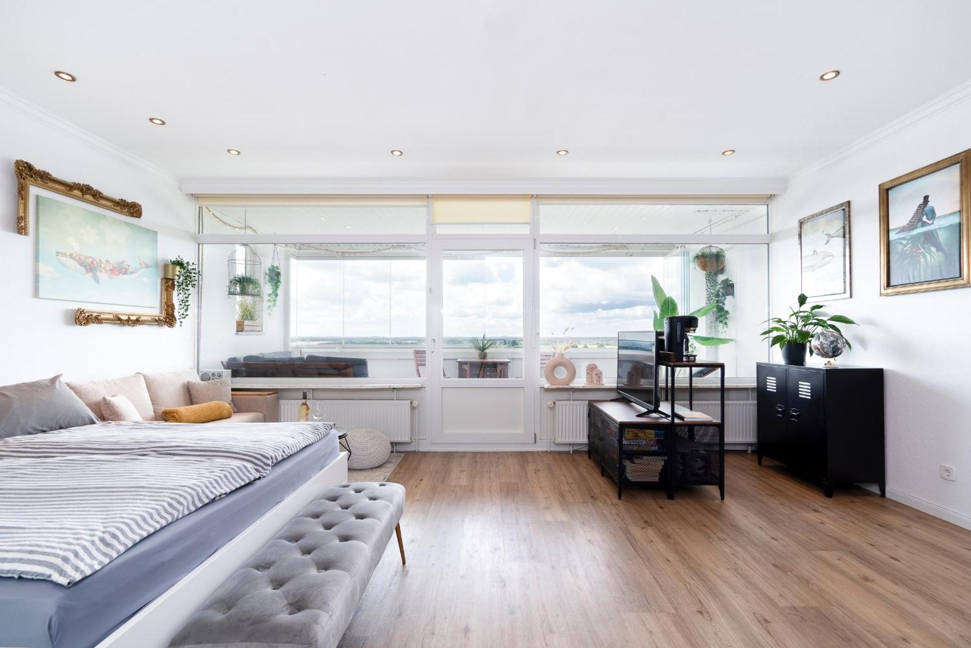 "Penthouse Wolke 12" Mit Unglaublichem Ausblick - Meerblick Sierksdorf Luaran gambar