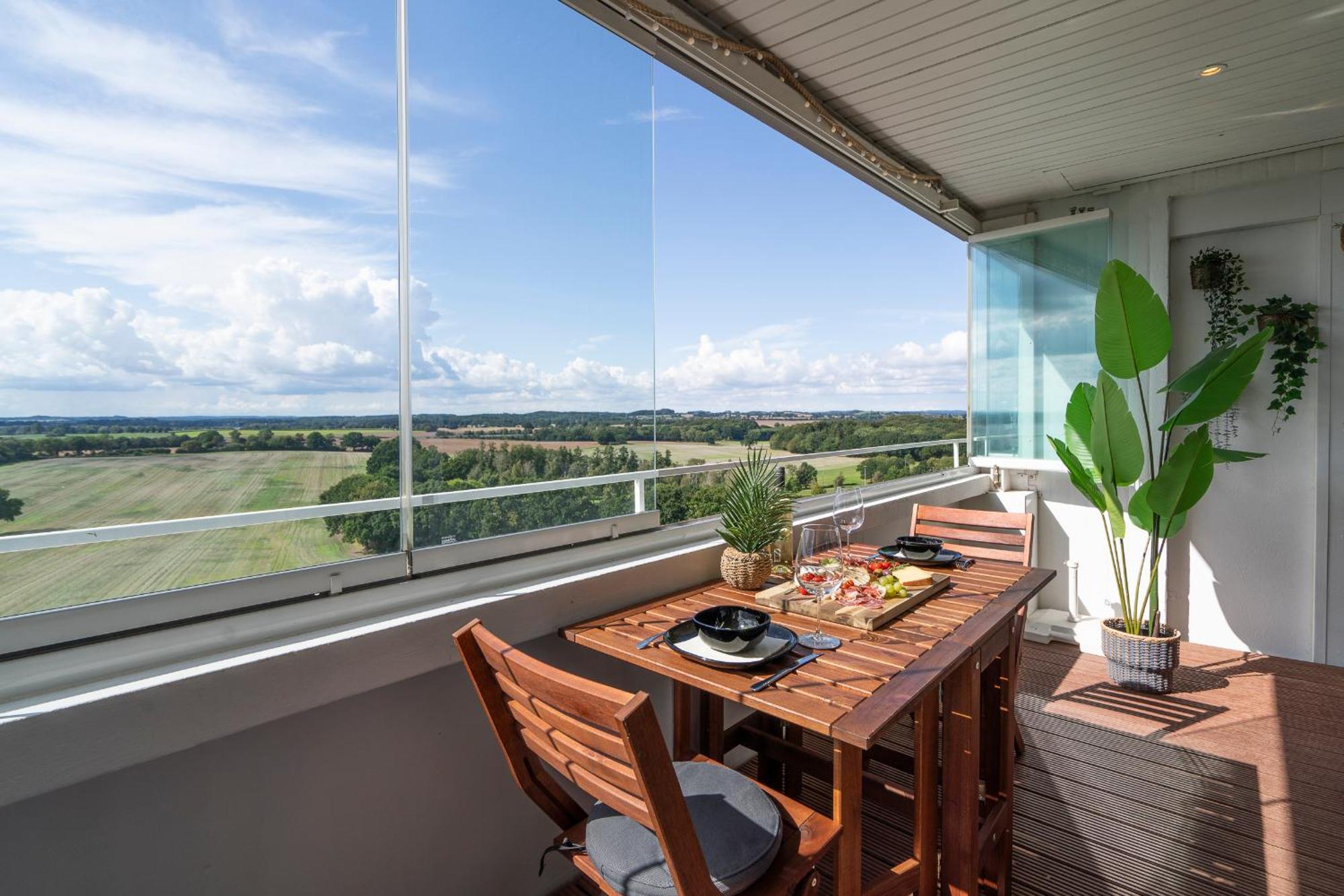 "Penthouse Wolke 12" Mit Unglaublichem Ausblick - Meerblick Sierksdorf Luaran gambar